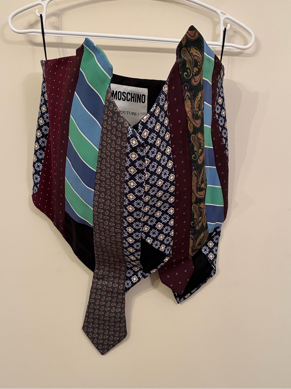 NEW RARE Moschino Tie Top - Picture 3 of 8